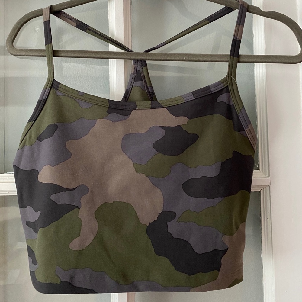 Camo sports bra